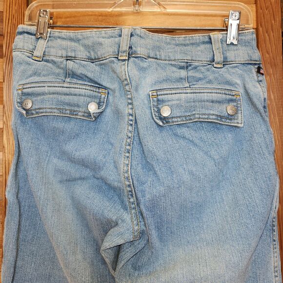 Polo Co. Ralph Lauren Straight Leg Denim Jeans Women Size 8 Cotton Spandex - Picture 9 of 10